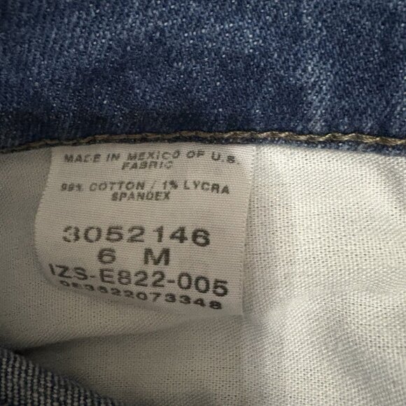 VTG LEE High Rise Jeans Size 6 Medium 28 Inch Waist 31 Inch Inseam - Picture 3 of 6